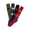 Mens Fashion Polyester Stripe Sox-0