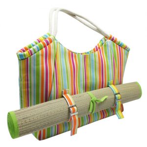 Colorful Large Beach Handbag With Summer Sleeping Mat