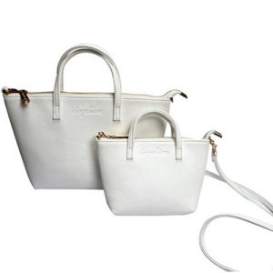 Tote Leather Hangbas with Adustable Shoulder Strap