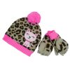 Custom Cute Bobble Hat with Cat-0