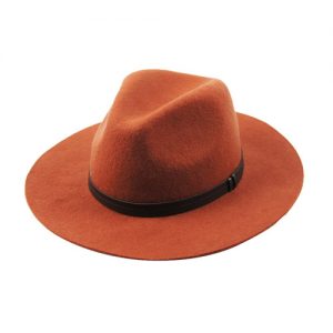 Unisex Winter Classical Hat With Wide Brim-0