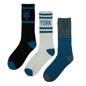 3-Pack Cushioned Crew Sports Socks