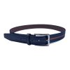 Mens Premium PU Skinny Jeans Slim Waist Belt-0