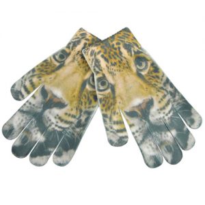 Cool Tiger Print Magic Gloves