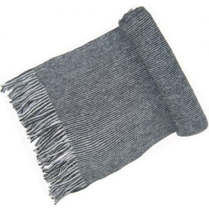 Custom Men's Striped Tassel Winter Woven Scarf