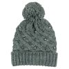 Custom Warm Bead Decorated Bobble Hat