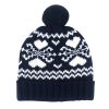 Custom Folding Jacquard Winter Bobble Hat