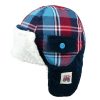 Cute Grid Pattern Children's Winter Warm Trapper