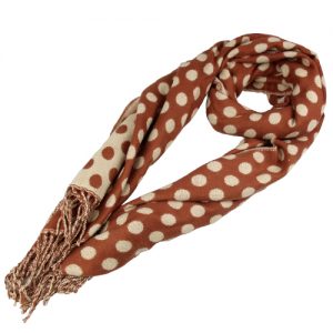 Women Polka Cashmere Scarf